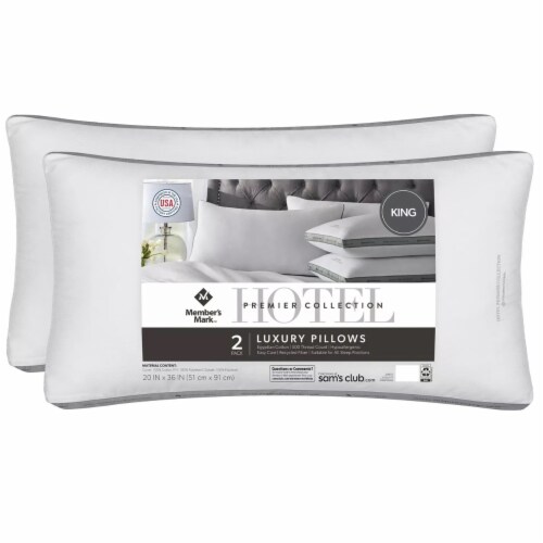 Member's Mark Hotel Premier Collection Bed Pillows, King (Pack of 2), 1  unit - Kroger