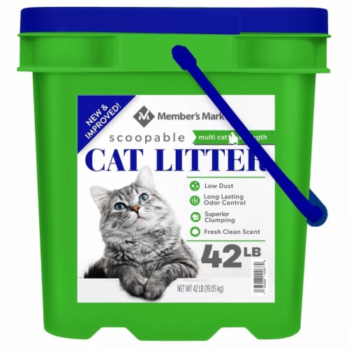 Members Mark Scented Scoopable Cat Litter 42 Pounds 1 unit Fry s Food Stores