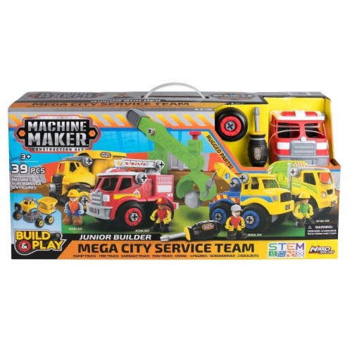 Machine Maker Construction Mega City Service Team 39 Piece Set 1