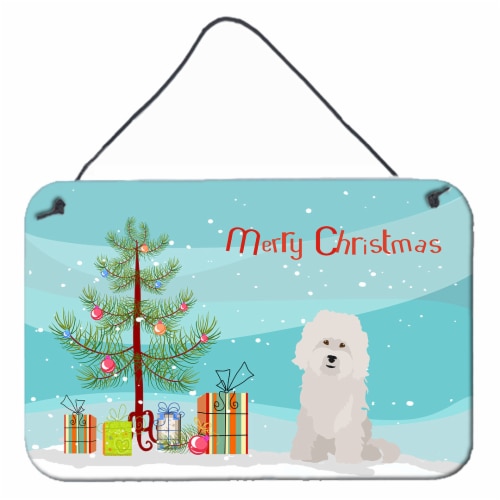 Carolines Treasures  CK3492DS812 Bolognese Christmas Tree Wall or Door Hanging P Perspective: front