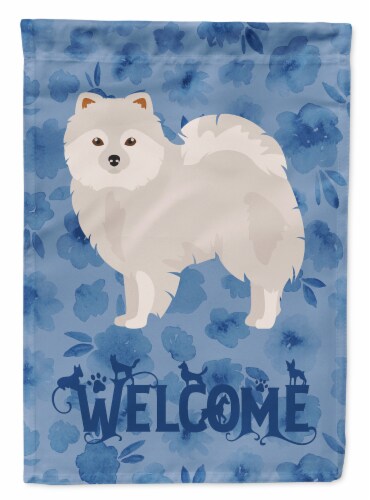 Carolines Treasures Ck6006chf Japanese Spitz Welcome Flag Canvas House Size House Size Jay C Food Stores