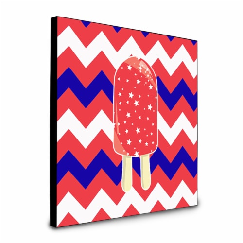 Ice Pop Popcicle Red White Blue Artwork Wall Panel, 1 - Kroger