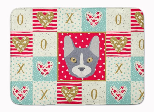 Carolines Treasures  CK5111RUG Don Sphynx Cat Love Machine Washable Memory Foam Perspective: front