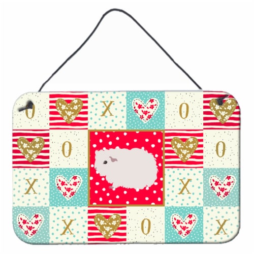 Carolines Treasures  CK5430DS812 Merino Guinea Pig Love Wall or Door Hanging Pri Perspective: front