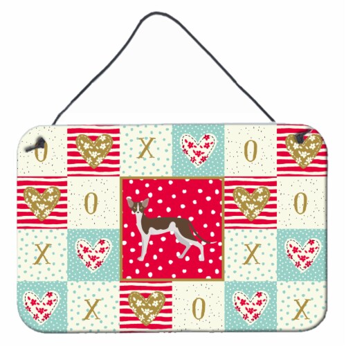 Oriental Shorthair #2 Cat Love Wall or Door Hanging Prints, Red Perspective: front