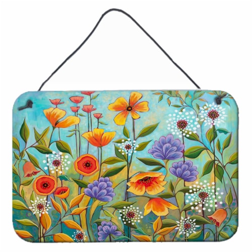 Carolines Treasures  PPD3016DS812 Fresh Air Flowers Wall or Door Hanging Prints Perspective: front