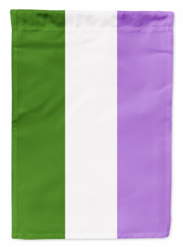 Carolines Treasures Ck7994chf Genderqueer Pride Flag Canvas House Size House Size City Market