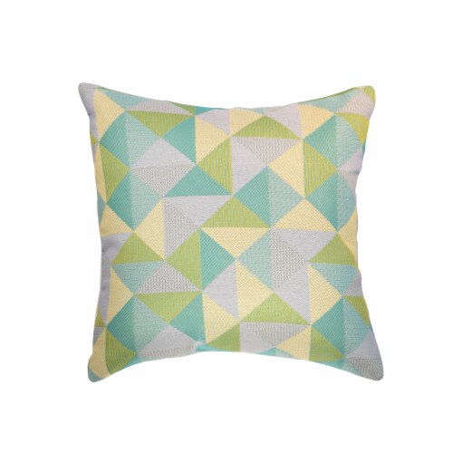 Pacifica Ruskin Lagoon Accent Throw Pillow by Astella Perspective: front