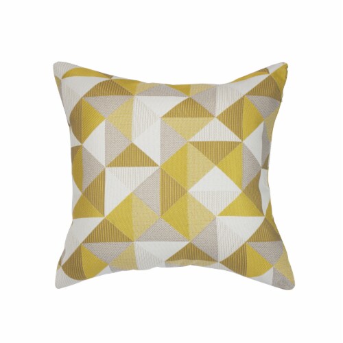 Astella Pacifica Ruskin Accent Throw Pillow - Yellow Perspective: front