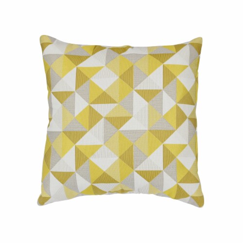 Astella Pacifica Lounge Throw Pillow - Ruskin Yellow Perspective: front