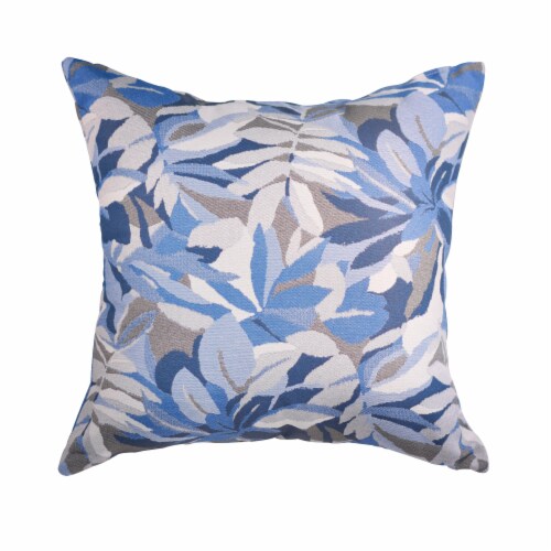 Pacifica Dewey Blue Lounge Throw Pillow by Astella Perspective: front