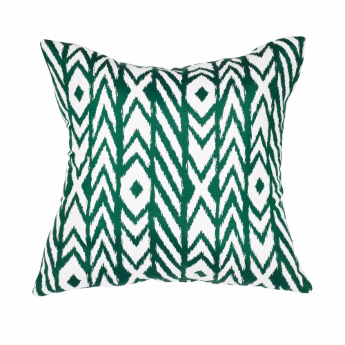 Pacifica Fire Island Jade Lounge Throw Pillow by Astella Perspective: front