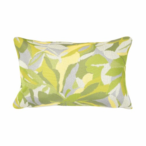 Astella Pacifica Dewey Lumbar Throw Pillow - Green Perspective: front