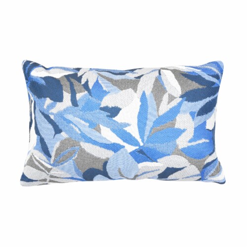 Astella Pacifica Dewey Lumbar Throw Pillow - Blue Perspective: front
