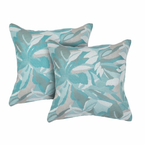 Pacifica Dewey Spa Accent Throw Pillow by Astella Perspective: front