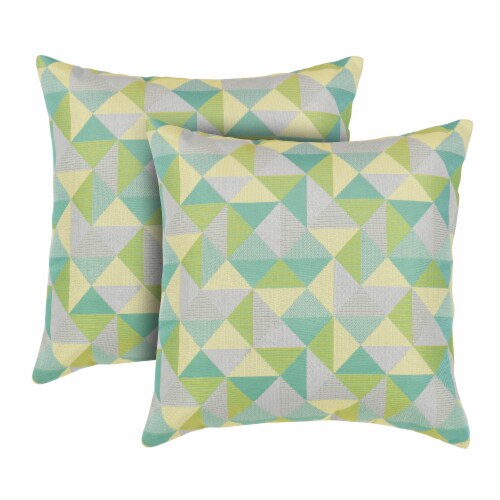 Pacifica Ruskin Lagoon Lounge Throw Pillow by Astella Perspective: front