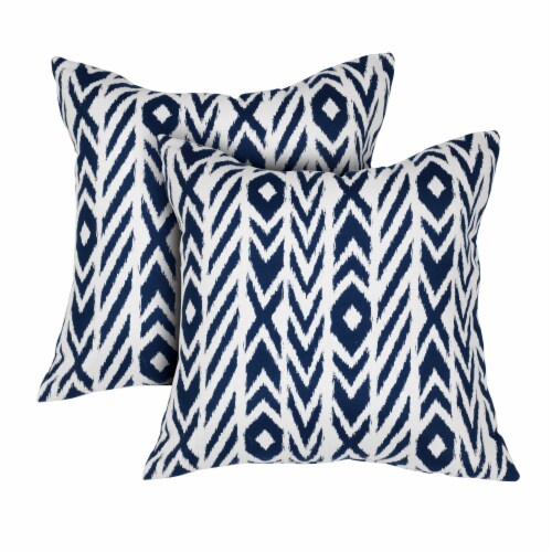 Pacifica Fire Island Midnight Lounge Throw Pillow by Astella Perspective: front