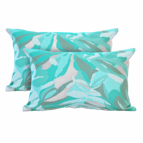 Astella Pacifica Dewey Lumbar Throw Pillow - 2 Pack - Spa Perspective: front