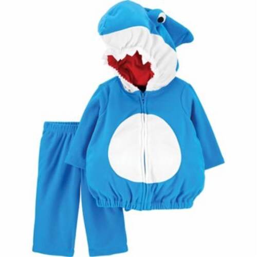 Blue baby shark costume cheap