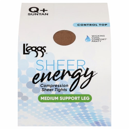 L'Eggs® Sheer Energy Medium Support Sheer Pantyhose - Suntan, 1 ct - Kroger