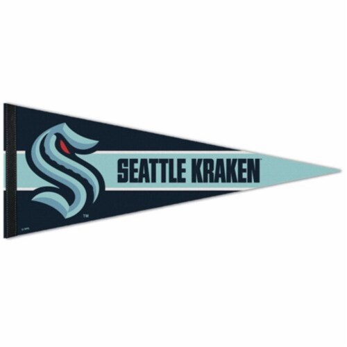 Wincraft Premium Style Seattle Kraken Pennant Perspective: front