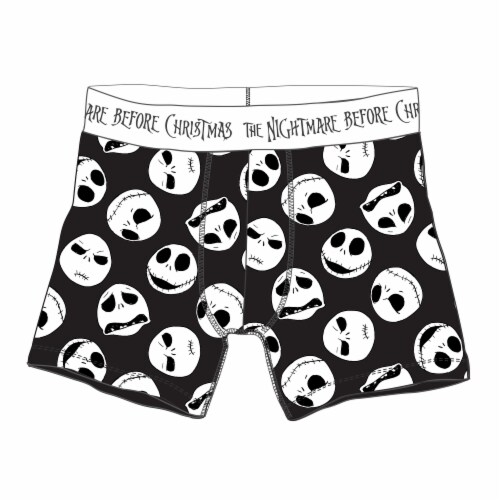Disney Men's Nightmare Before Christmas Jack Skellington Boxer Brief Perspective: front
