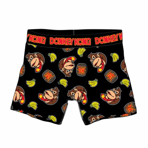 Nintendo Donkey Kong Bananas Boxer Brief Perspective: front