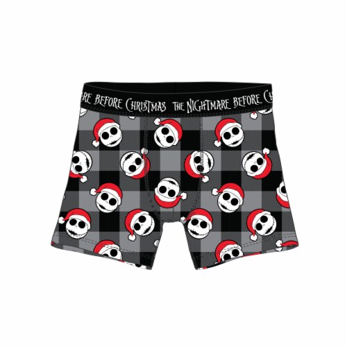 Nightmare Before Christmas Santa Jack Boxer Brief Size Small Perspective: front