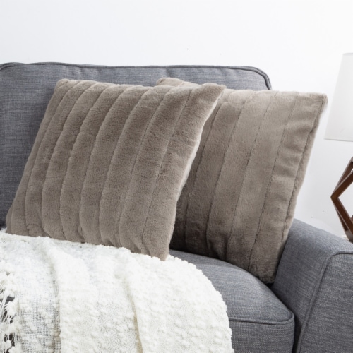 Large gray throw pillows deals