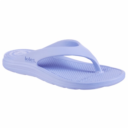 Totes® Women's Sol Bounce Ara Thong Sandals - Purple, 11 - QFC