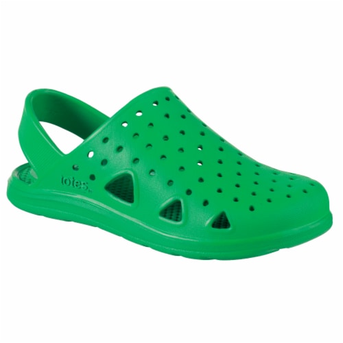 Totes Kid's Splash & Play Clogs - Green, 11-12T - QFC