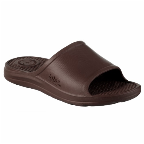 Totes Men's Ara Sport Slide - Brown Perspective: front