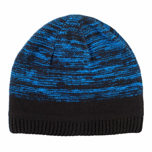 Isotoner Boys' Black Beanie Perspective: front