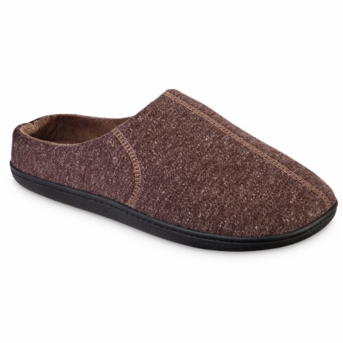 Isotoner­® XXL Heather Knit Preston Hoodback - Brown Perspective: front