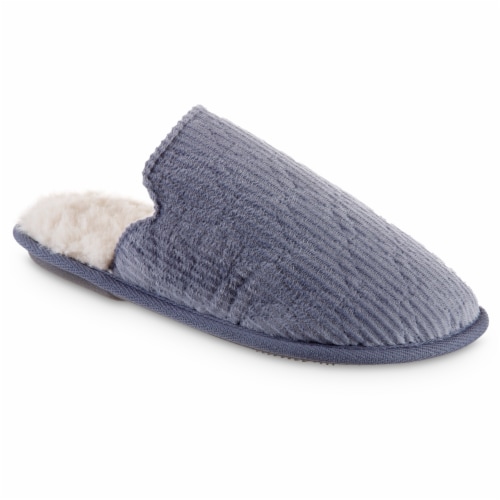 Isotoner® Quilted Velour Emmie Scuff Slipper Perspective: front