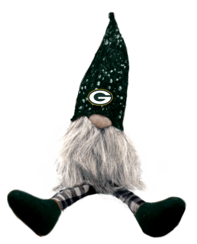 Classic Impressions Green Bay Packers Shelf Sitter Gnome Perspective: front