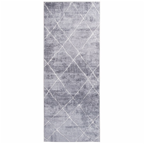 Fred Meyer Velveteen Washable Mayra 2x5 - Grey Perspective: front