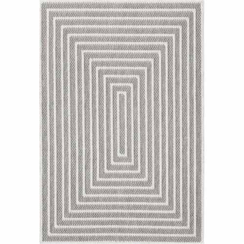 Fred Meyer Corin Area Rug - Gray/Beige Perspective: front