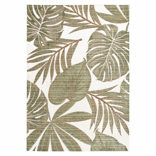 Backyard Bungalow Colourscape Carrick Indoor/Outdoor Rug - Ecru Perspective: front