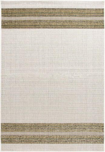 Backyard Bungalow Colourscape Aubrey Natural Indoor/Outdoor Rug - Ecru Perspective: front