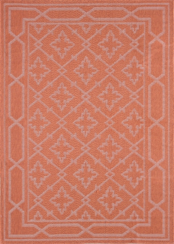 Backyard Bungalow Fifer Zane Terra Area Rug - Cream Perspective: front