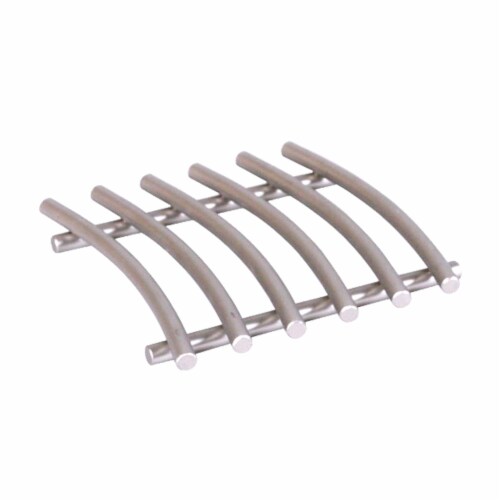 Home Basics Simplicity Collection Decorative Heat-Proof Trivet, Satin Nickel Perspective: front