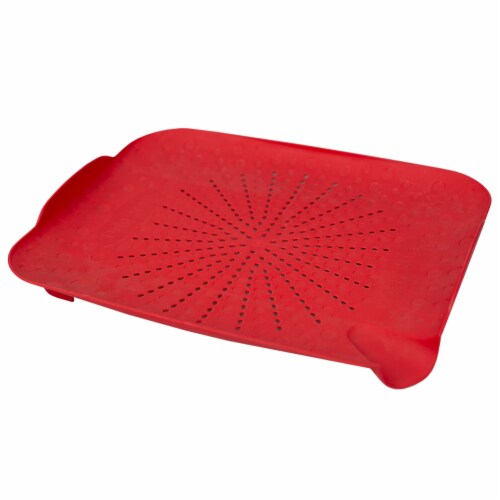 Home Basics Multi Purpose Flat Sink Colander Food Prepping