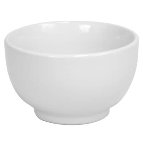 Home Basics Ceramic Cereal Bowl, White Perspective: front