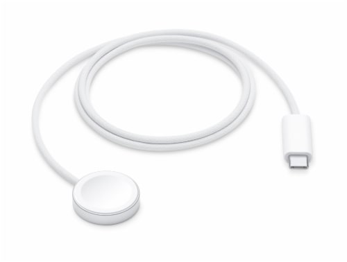 Apple Watch Magnetic Fast Charger  to USB-C Cable Perspective: front