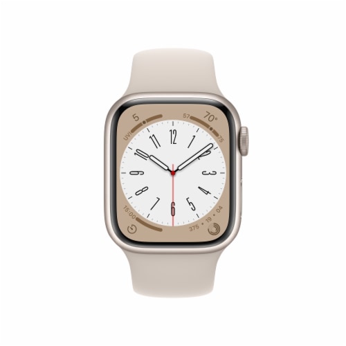 Apple Watch Series 8 GPS 45mm Starlight Aluminum - M/L, 45 mm