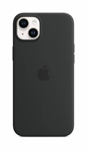 iPhone 14 Pro Silicone Case with MagSafe - Midnight Perspective: front