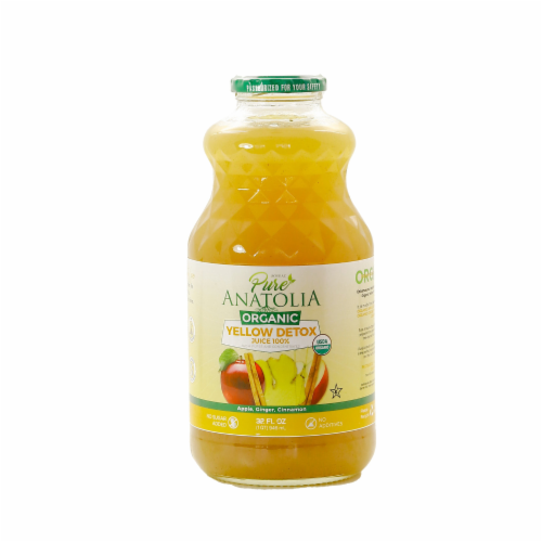 Pure Anatolia Organic Antioxidant Yellow Detox Juice Perspective: front