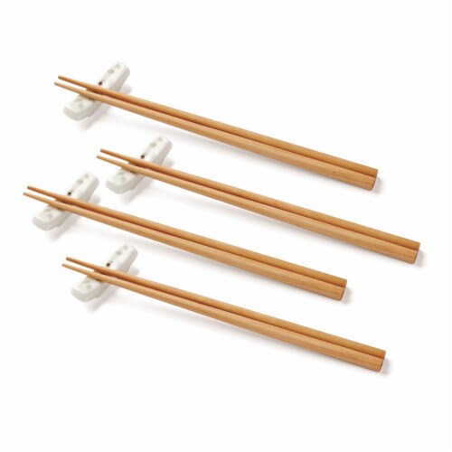 Lenox 892521 Butterfly Meadow Chopsticks & Stands Perspective: front