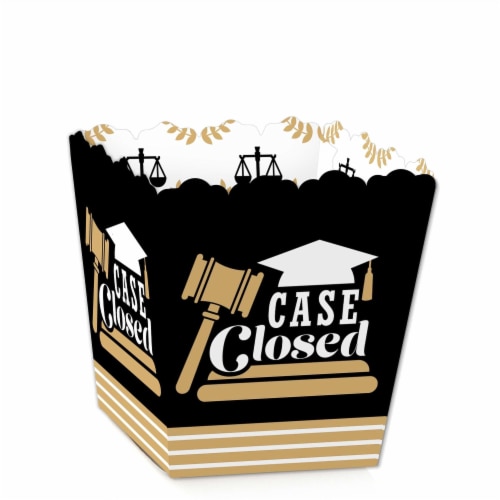 Big Dot of Happiness Law School Grad Mini Favor Boxes Future Lawyer Treat Candy Boxes 12 Ct Perspective: front